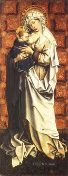 ロバート・カンピン Painting - 聖母子 ロバート・カンピン